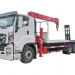 Giga Self Loading Boom Crane truck with Winch