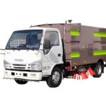 ISUZU NKR street vacuum sweeper