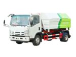 Qingling ELF NPR hook lift garbage truck