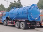 Qingling GIGA sewage vacuum suction tank truck - Image 3